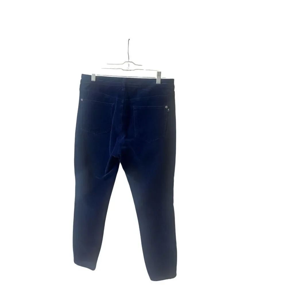 Anthropologie Pilcro thin wale corduroy pants sz 31 blue